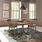International Concepts Round 36 in Rd Ped Gathering Ht Table, 2 X-Back Counter Ht Stools, Hickory/Coal, 36 in W, 36 in L K45-36RT-6B-S6132-2 - alternate 3